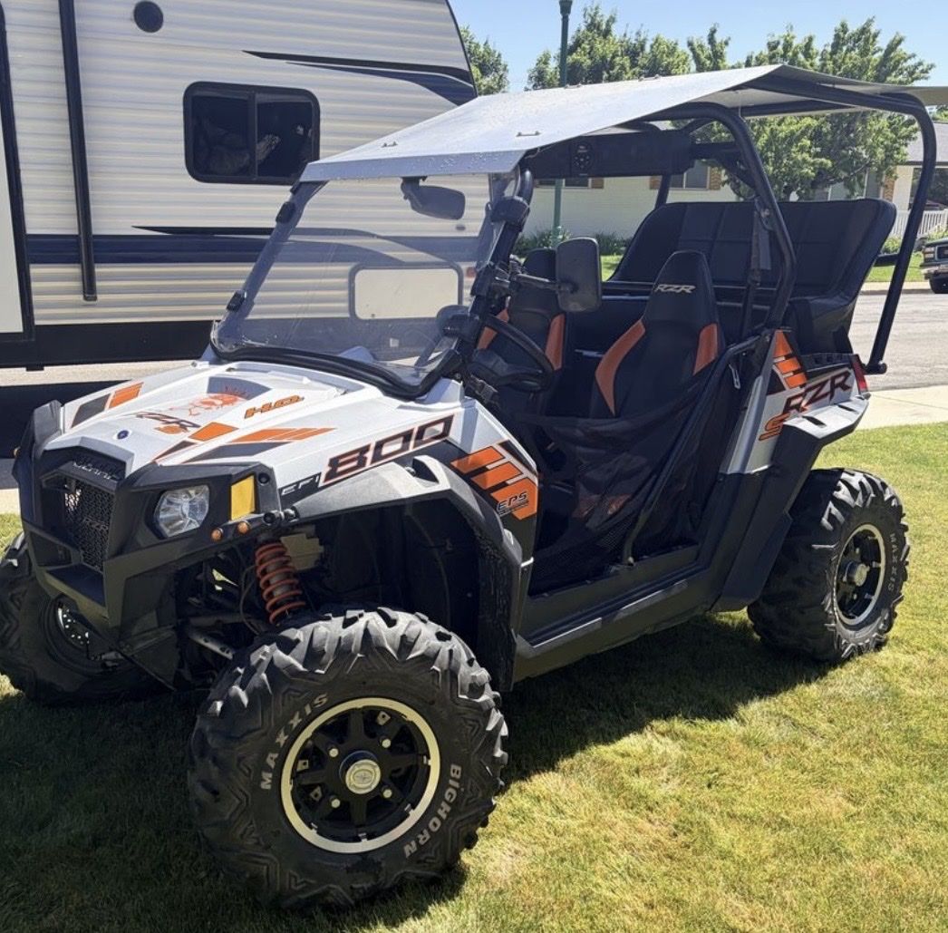 UTVMA Back Seat and Roll Cage Extension for Polaris RZR