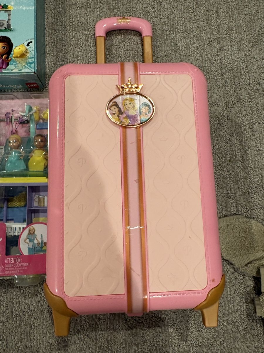 Disney Princess Toy Rolling Play Set Pink with Princess Graphics