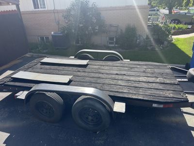 13’ flatbed trailer