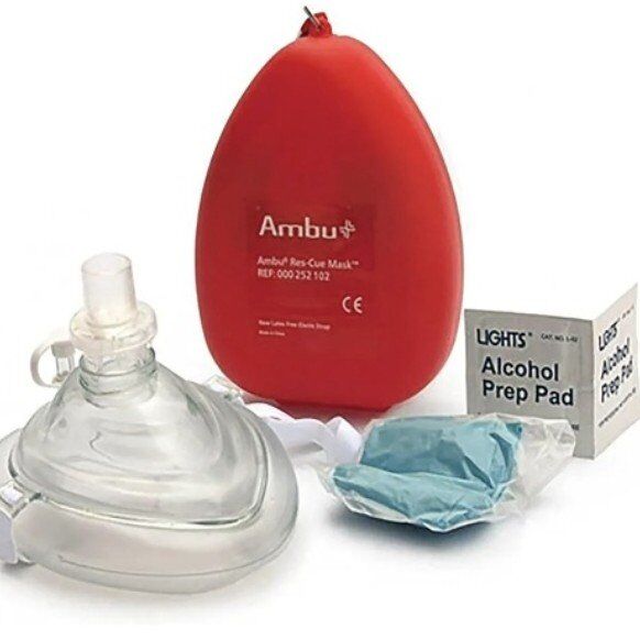 New Ambu Adult Mask with Hard Case RES-CUE System