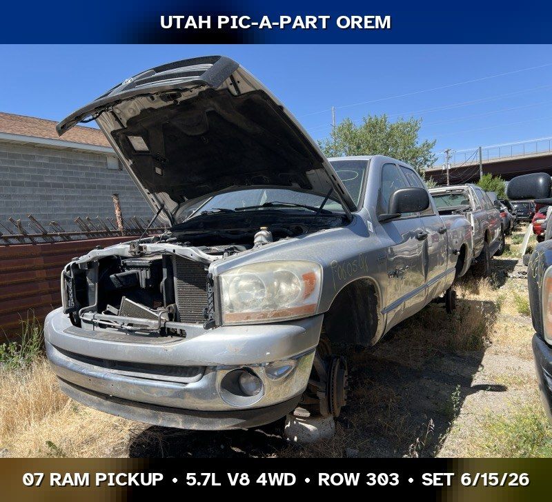 2007 Dodge Ram Pickup Parts - UTPAP Orem