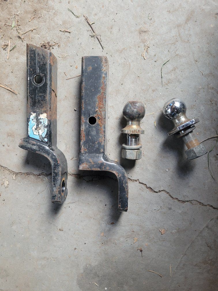 Assorted Trailer Hitch Receiver and Ball Mounts -