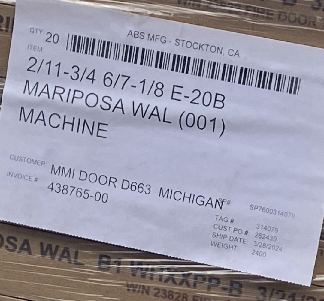 Fire-Rated Solid Core Interior Doors – Walnut Finish (NEW)