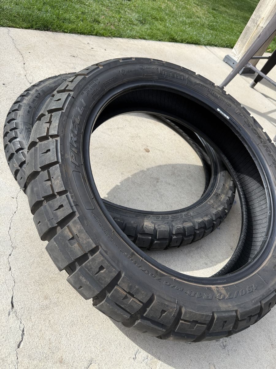 Near New Pirelli Scorpion Rally STR tires.