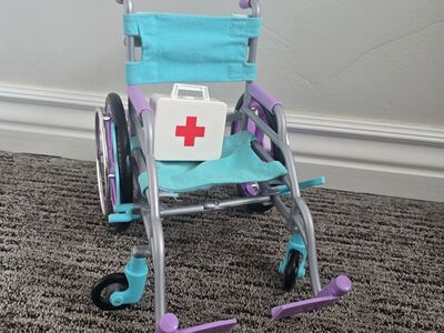 American Girl Doll Compatible Wheelchair/ First Ai