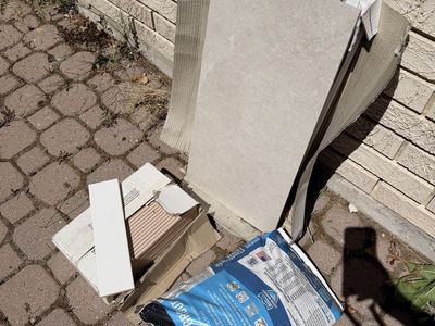 Extra tile & grout