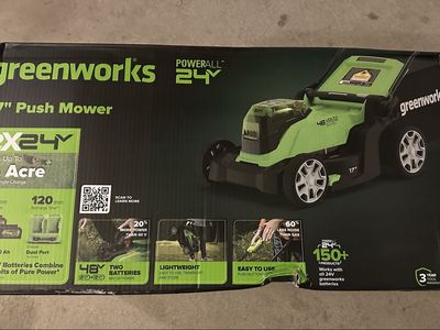 Greenworks Lawnmower NEW