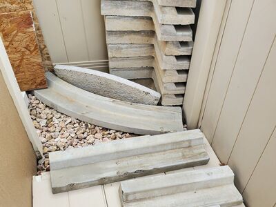 FREE pre fab concrete edging