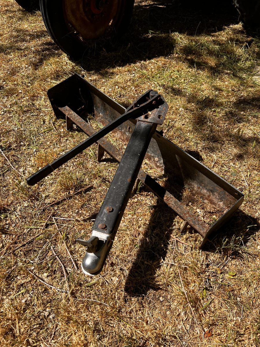 Box scraper Riding mower