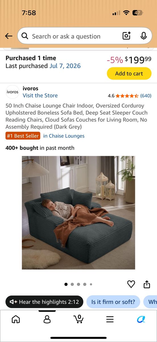 Boneless Sofa