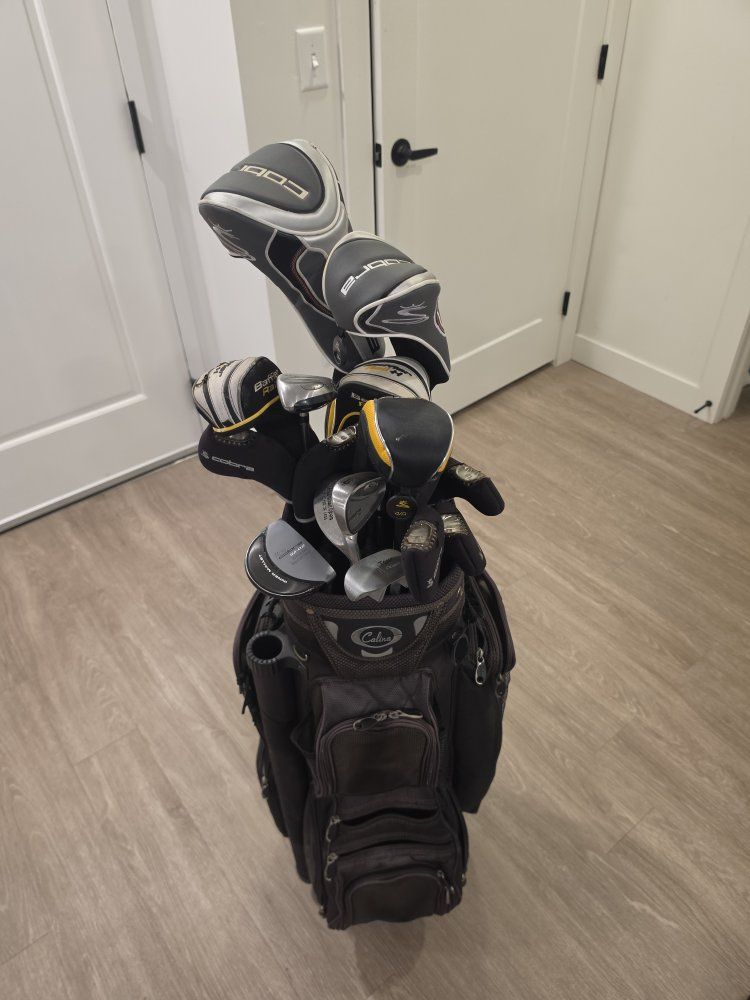 used Cobra golf clubs and bag