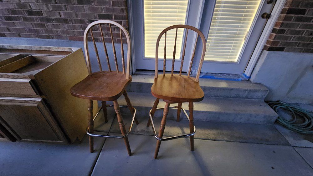 Bar height stools (2)