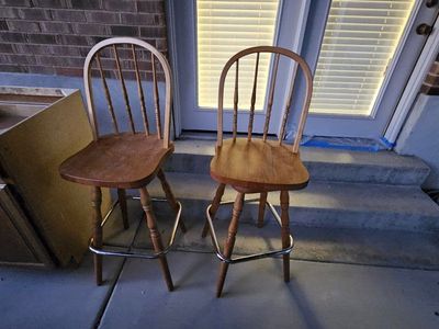 Bar height stools (2)