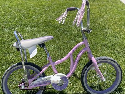 Free 16” girls banana seat bike