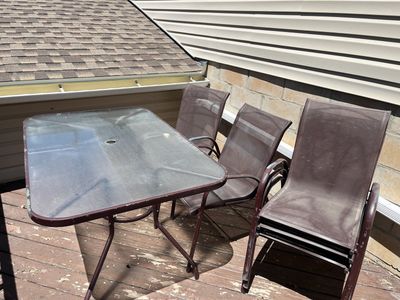 Patio Dining Table Set With 5 Chairs