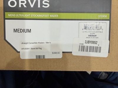 Brand new Orvis Medium ultra light convertible mens waders