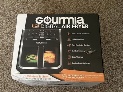 NEW: Gourmia 8Qt Digital Air Fryer
