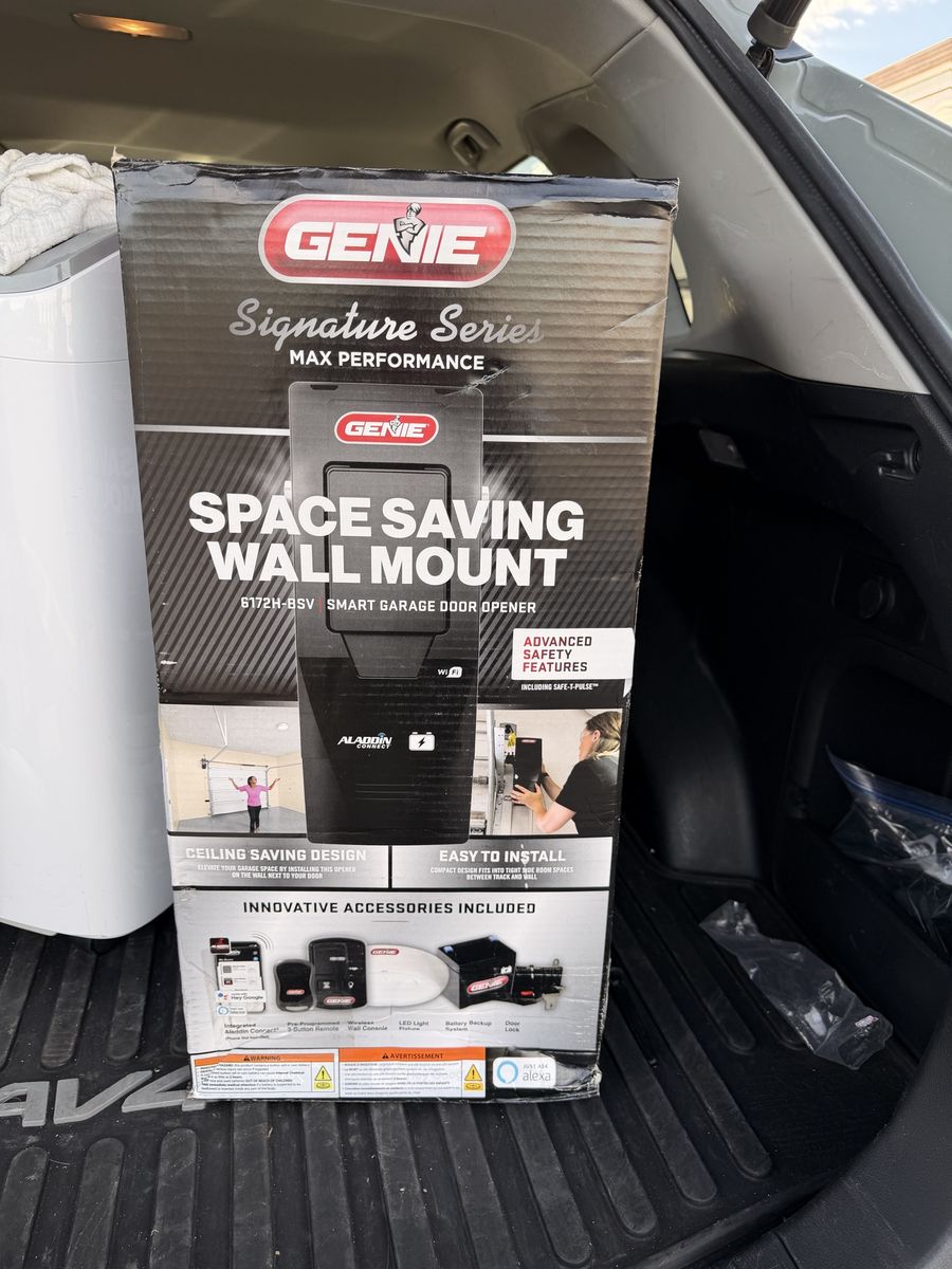 Genie Signature Series 6172H-BSV Smart Wall Mount Garage Door Opener