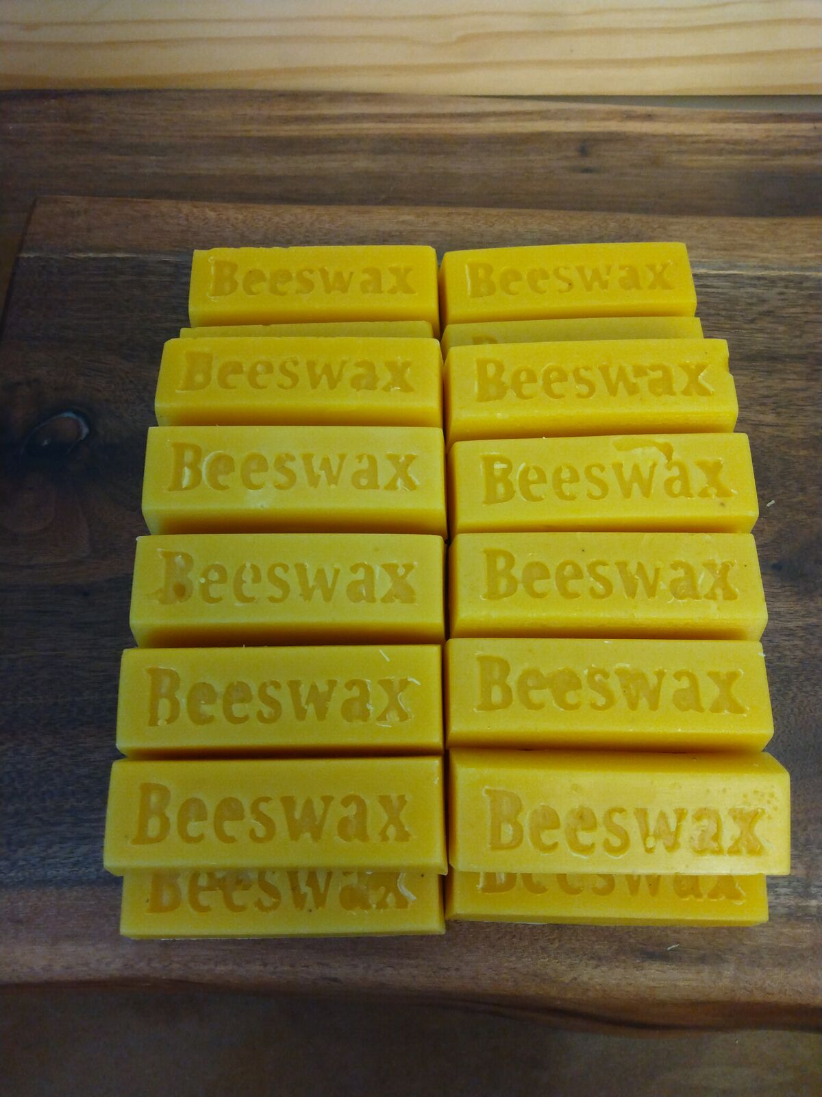 100% Pure Beeswax Bars | Natural Filtered Blocks, 1 oz