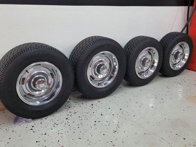 Like New Chev Rally Wheels and Tires