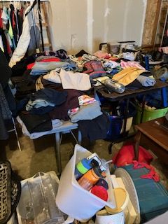 Yard Sale Garage Sale. Lots of home goods, clothes, golf clubs. 8073 S 3620 W. West Jordan