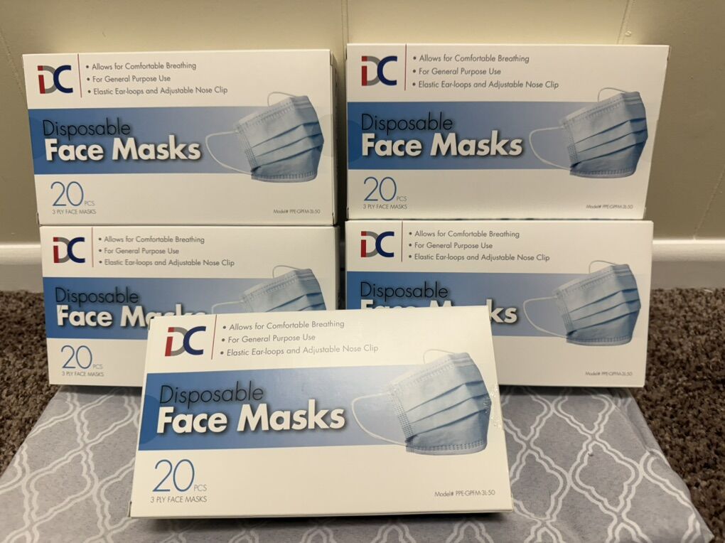 100 Face Masks