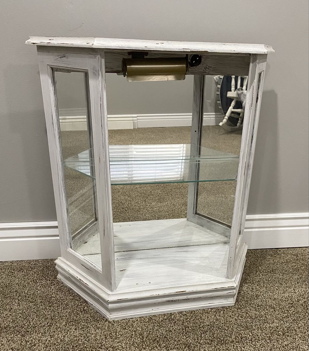 Curio Cabinet with Light  Small Display Hutch
