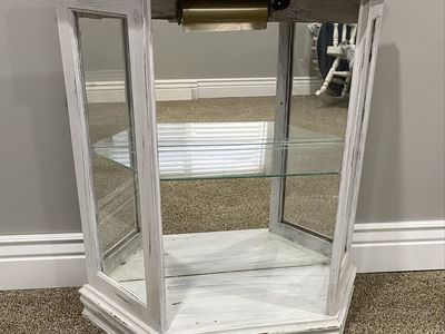 Curio Cabinet with Light Small Display Hutch