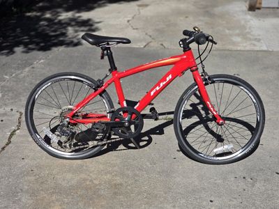 Fuji Absolute 20 Inch Wheel Red Kids Hybrid Bike - Excellent Condition