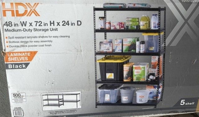 HDX Brand Storage Shelves