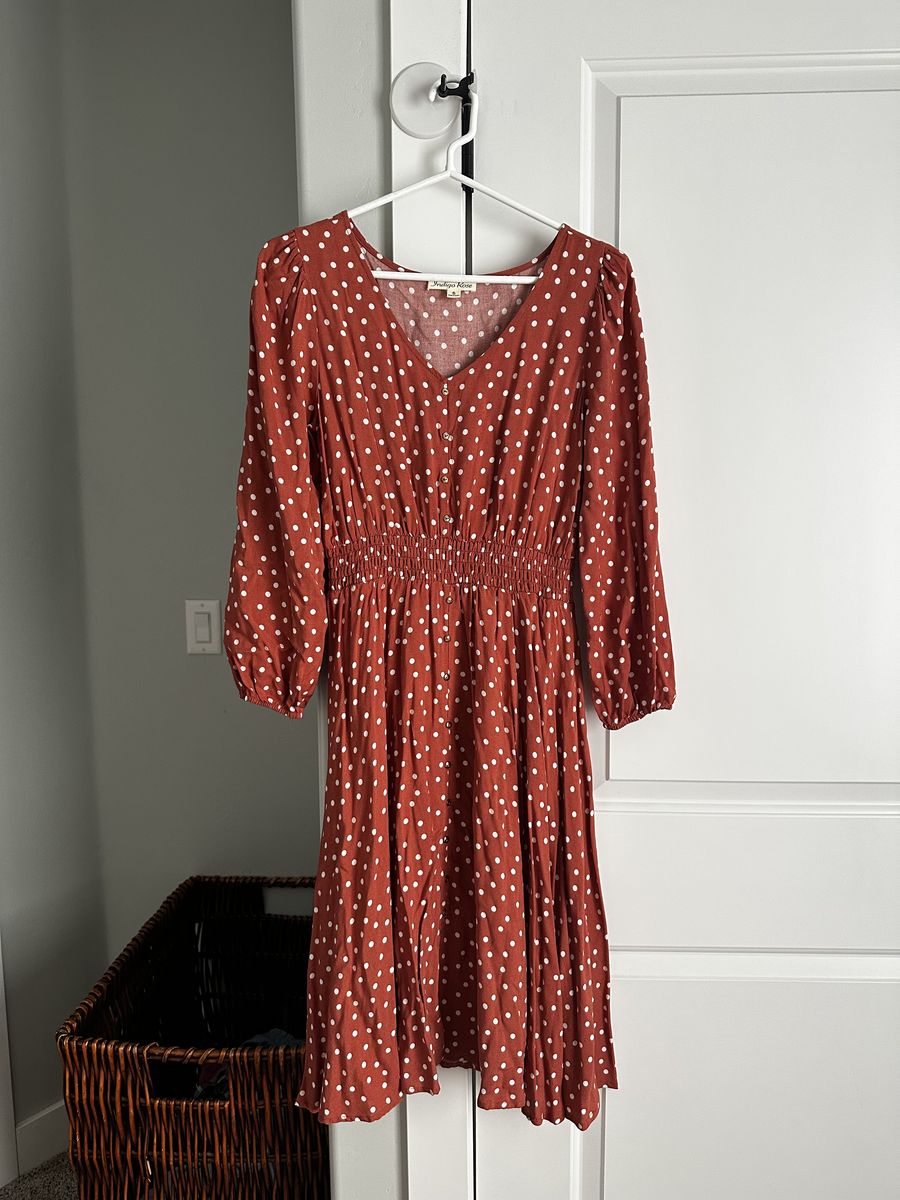 Orange Dress Size Small