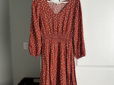 Orange Dress Size Small