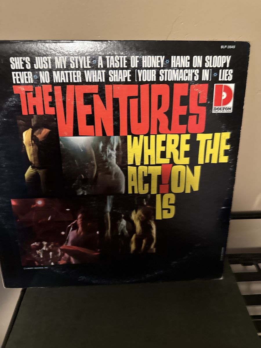 The Ventures - Where the Action Is Vinyl LP (Dolton Records BLP-2040)