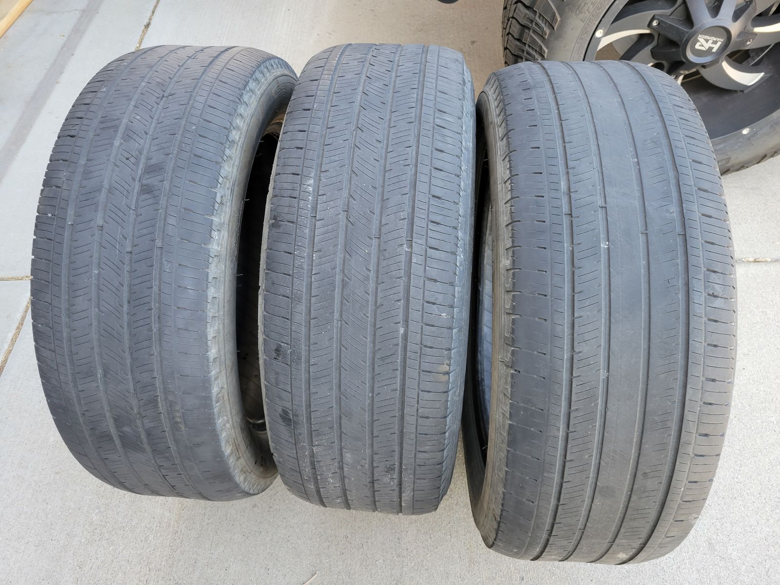 3 Used Michelin 255 55 R20 Tires