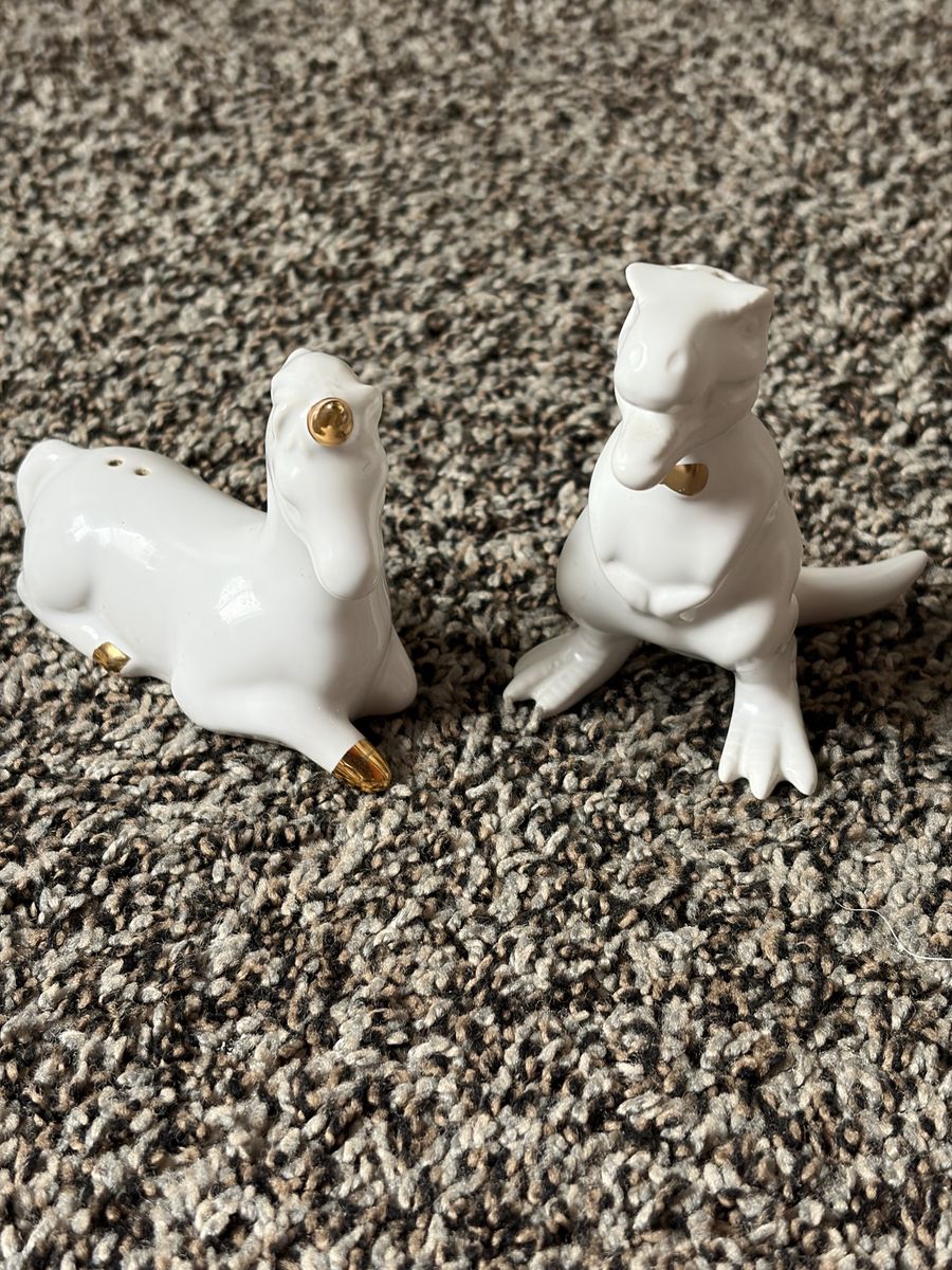 T-Rex & Unicorn Salt and Pepper Shakers