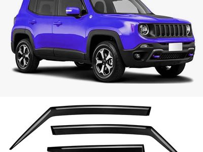 2015-2021 Jeep Renegade Window Deflectors - SMOKE