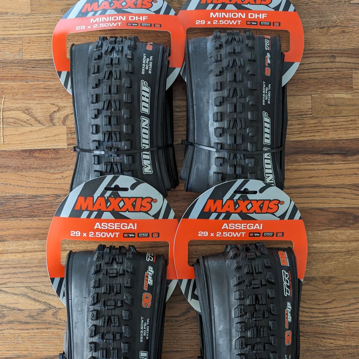 Maxxis 29" x 2.5" Assegai & DHF 3C/DD/MaxxGrip