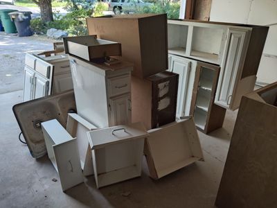FREE - Various Base and Upper Cabinets, Bath storage and vanities