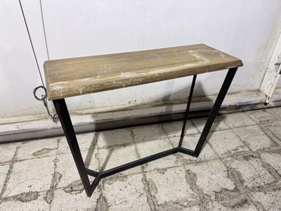 Angled Metal Frame Table