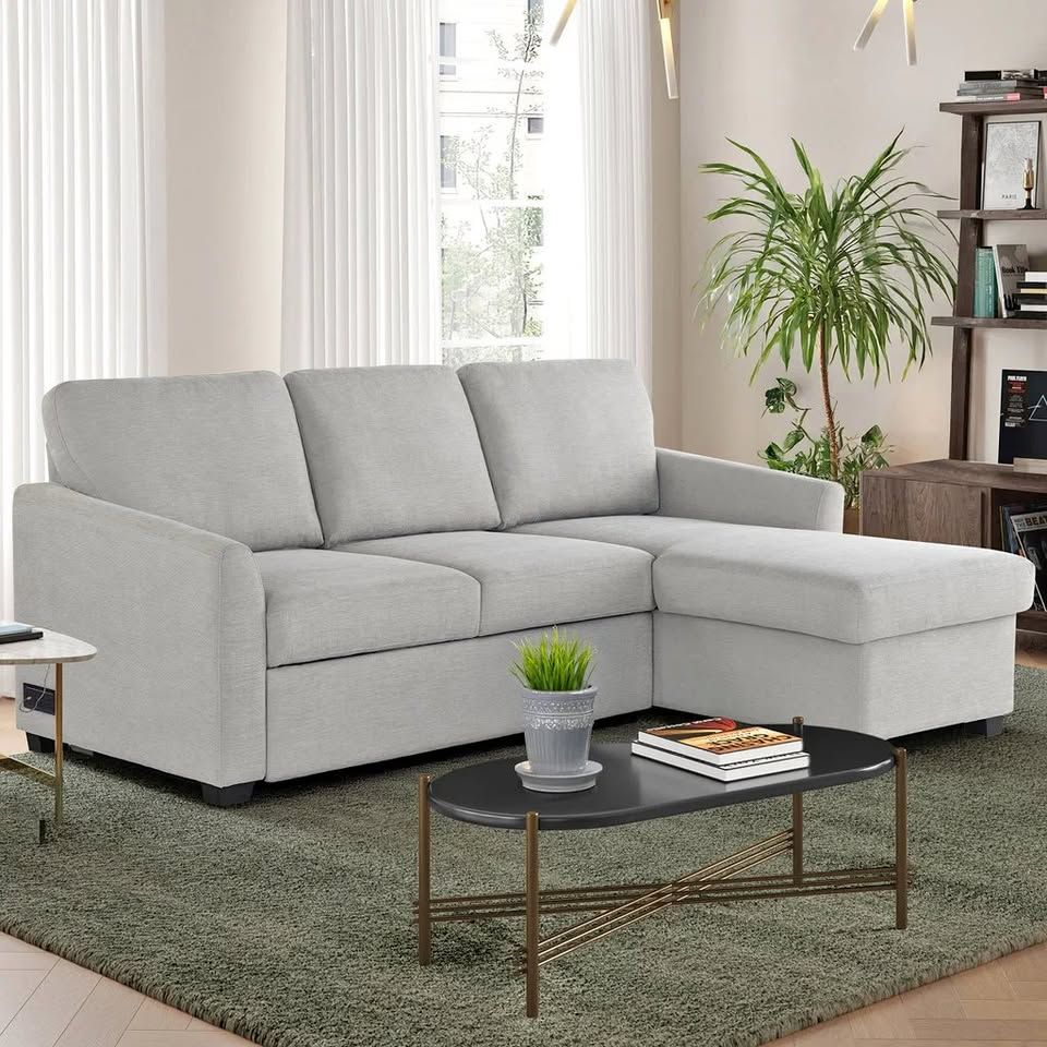 Sleeper Sofa + Storage Chaise – NEED GONE ASAP