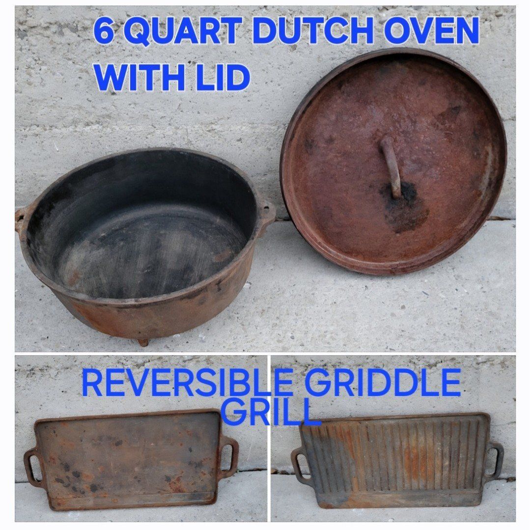 **VINTAGE CAST IRON COOKWARE BUNDLE**
