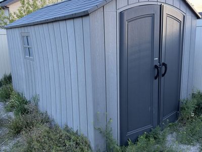 Lifetime 7.5 ft. x 12 ft. Outdoor Storage Durable & Spacious