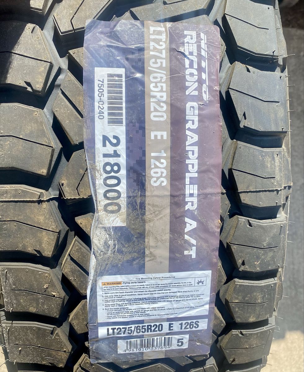 Nitto Recon Grappler A/T LT275/65R20 All-Terrain Tire