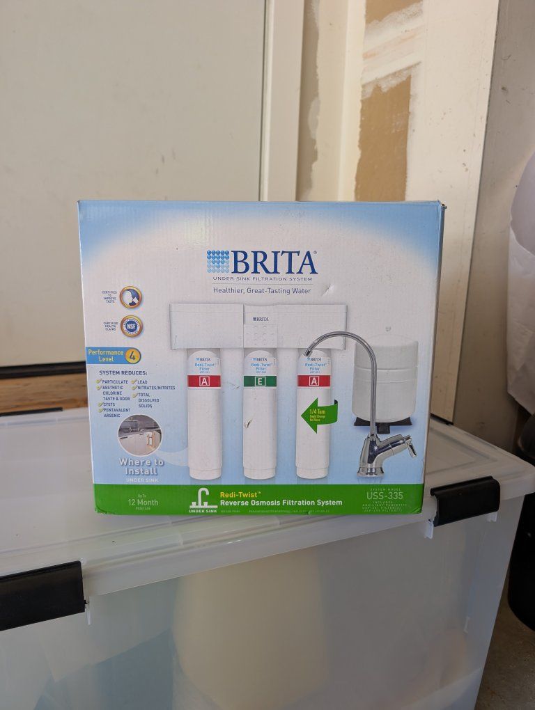 Brita Under Sink Reverse Osmosis Water Filtration System Model USS-335