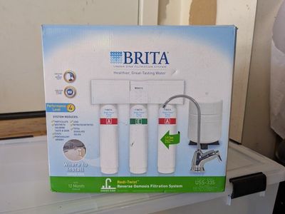 Brita Under Sink Reverse Osmosis Water Filtration System Model USS-335