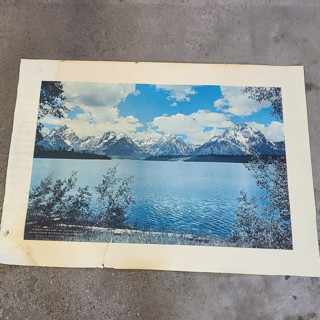 Union Pacific Advertisement Lithograph