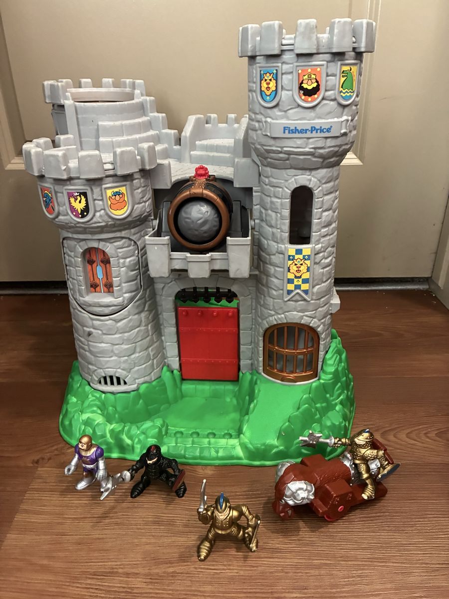 1994 Fisher Price Great Adventures Castle Knights Cannon Ball Bundle