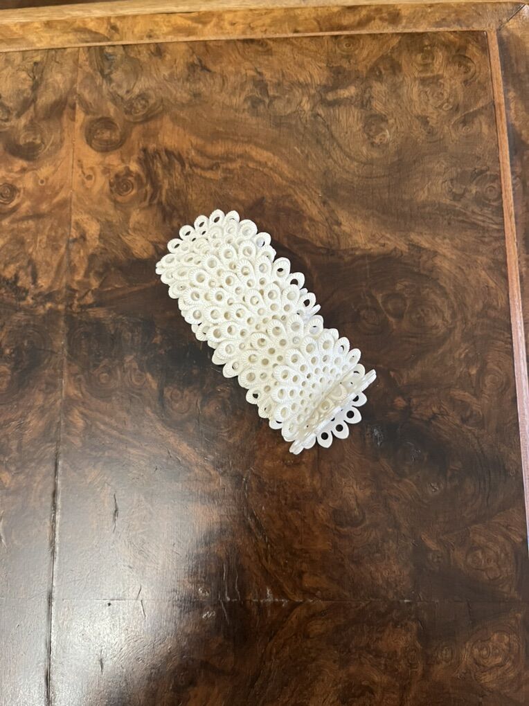 Delicate and Beautiful Bone Bracelet- Vintage - 1940's