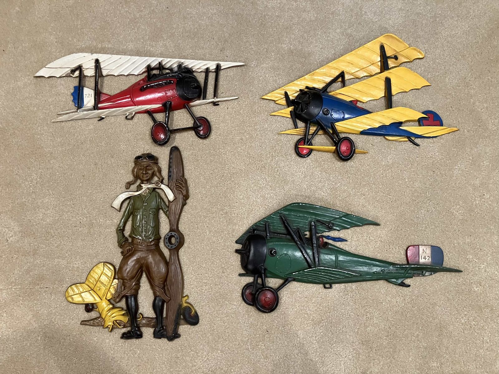 Vintage Airplane Decor
