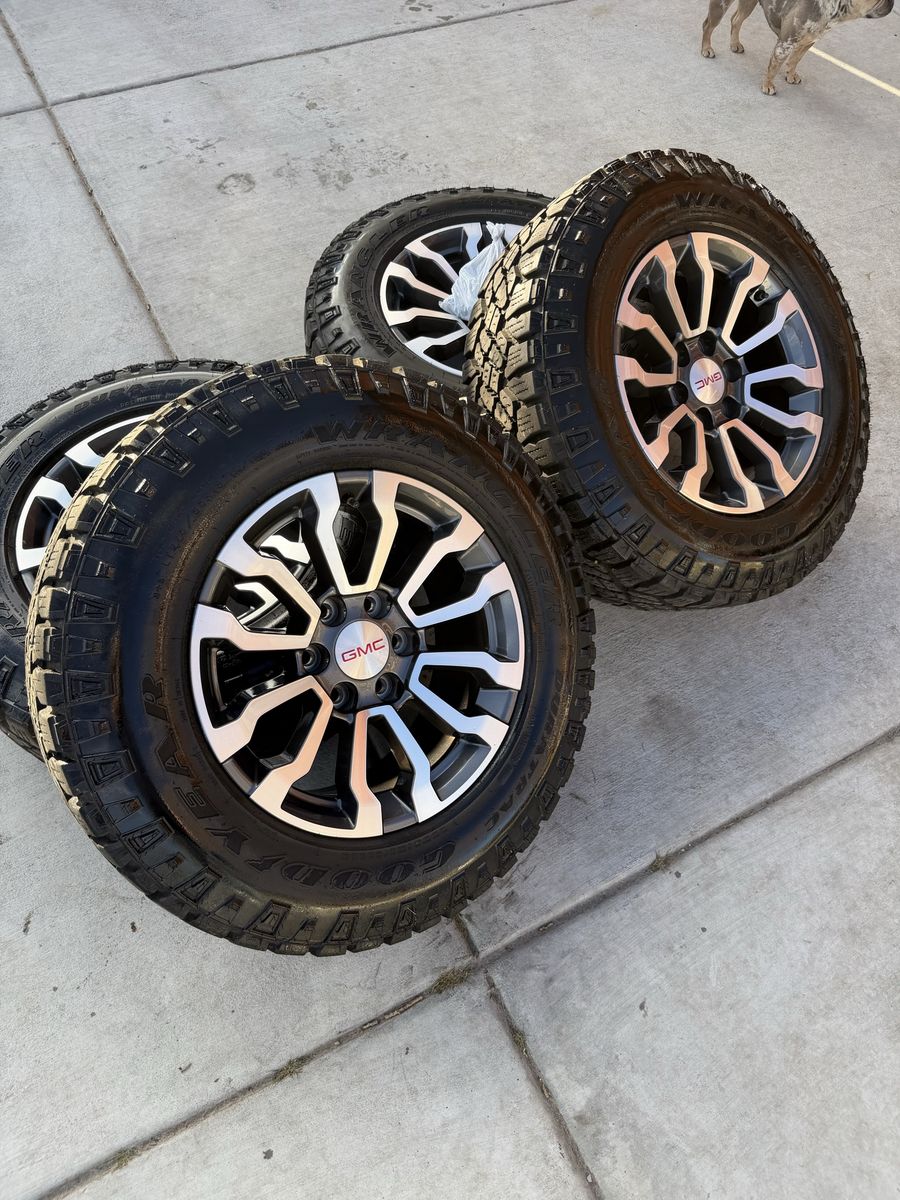 Like New 2024 Gmc Sierra AT4 Wheels And Tires